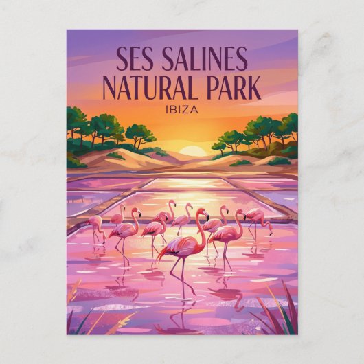 Ses Salines Natuurpark Spanje Briefkaart (Voorkant)