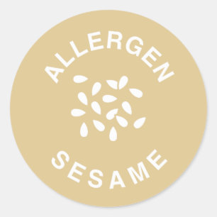 Sesam allergeen label