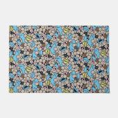 Sesam | Cookie Monster Doodle Patroon Deurmat (Voorkant)