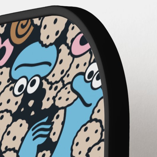 Sesam | Cookie Monster Doodle Patroon Pickleball Paddle
