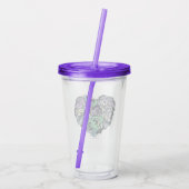 Sesam | Count von Doodle Heart Acryl Drinkbeker (Achterkant)