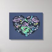 Sesam | Count von Doodle Heart Canvas Afdruk (Voorkant)