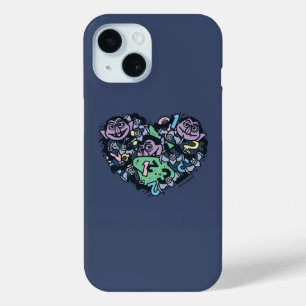 Sesam   Count von Doodle Heart iPhone 15 Case