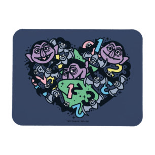 Sesam Count von Doodle Heart Magneet