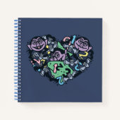 Sesam | Count von Doodle Heart Notitieboek (Voorkant)