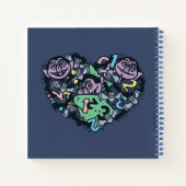 Sesam | Count von Doodle Heart Notitieboek (Achterkant)
