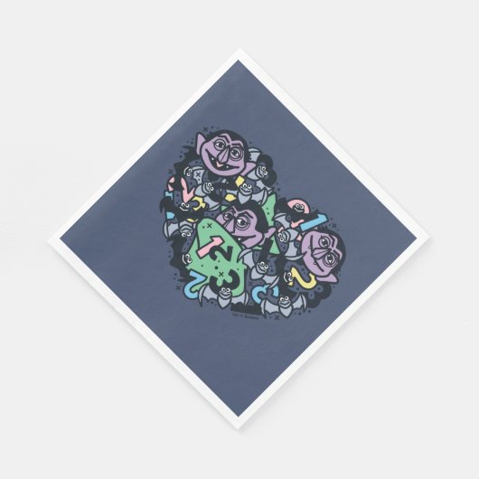 Sesam | Count von Doodle Heart Servet (Hoek)