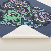 Sesam | Count von Doodle Heart Sherpa Deken (3/4)