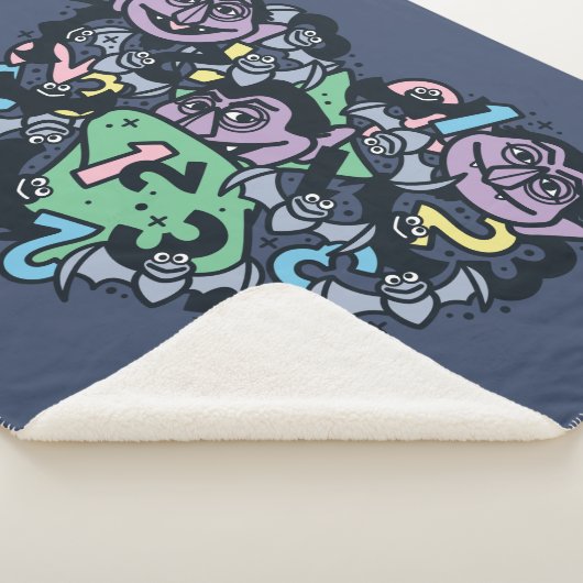 Sesam | Count von Doodle Heart Sherpa Deken (3/4)