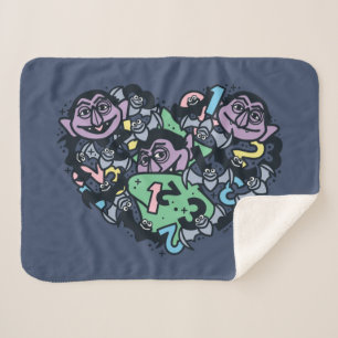 Sesam   Count von Doodle Heart Sherpa Deken