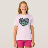 Sesam | Count von Doodle Heart T-shirt (Voorkant volledig)