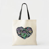 Sesam | Count von Doodle Heart Tote Bag (Voorkant)