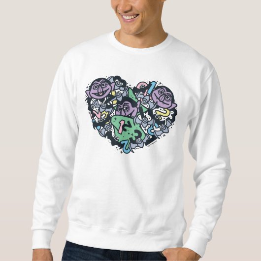 Sesam | Count von Doodle Heart Trui (Voorkant)