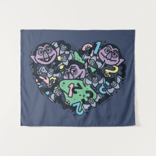 Sesam   Count von Doodle Heart Wandkleed