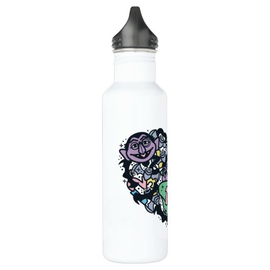 Sesam | Count von Doodle Heart Waterfles (Links)