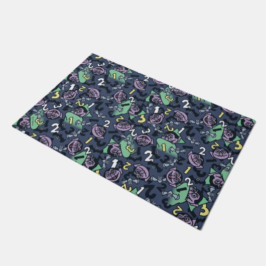 Sesam | Count von Doodle Pattern Deurmat (Schuin)