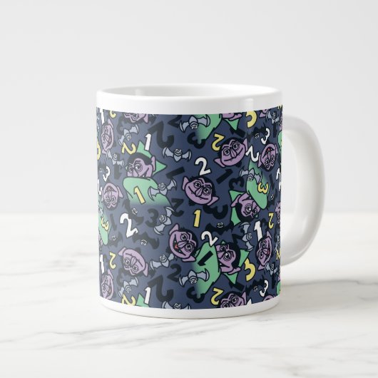 Sesam | Count von Doodle Pattern Grote Koffiekop (Voorkant rechts)