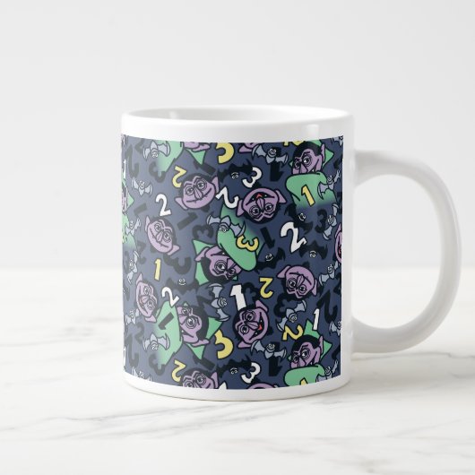 Sesam | Count von Doodle Pattern Grote Koffiekop (Rechts)