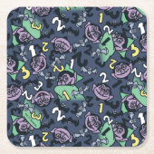 Sesam | Count von Doodle Pattern Kartonnen Onderzetters (Voorkant)