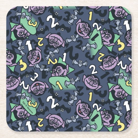 Sesam | Count von Doodle Pattern Kartonnen Onderzetters (Voorkant)