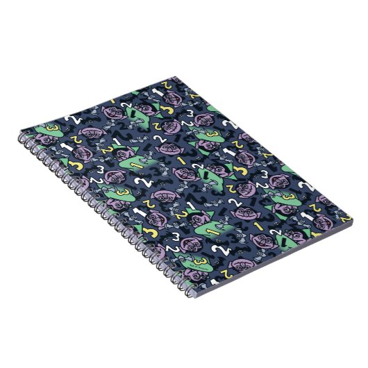 Sesam | Count von Doodle Pattern Notitieboek (Rechterzijde)