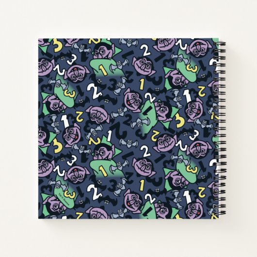 Sesam | Count von Doodle Pattern Notitieboek (Achterkant)