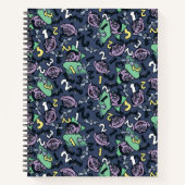 Sesam | Count von Doodle Pattern Notitieboek (Voorkant)