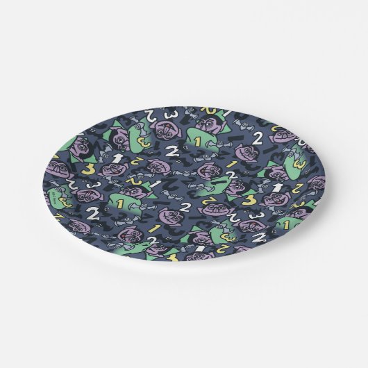 Sesam | Count von Doodle Pattern Papieren Bordje (Gekanteld)