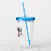 Sesam | Doodle Logo Acryl Drinkbeker (Links)