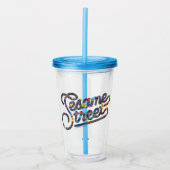 Sesam | Doodle Logo Acryl Drinkbeker (Voorkant)