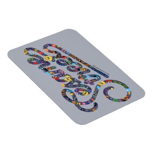 Sesam | Doodle Logo Magneet (Rechterzijde)