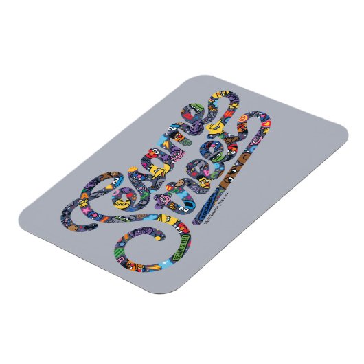 Sesam | Doodle Logo Magneet (Linkerzijde)