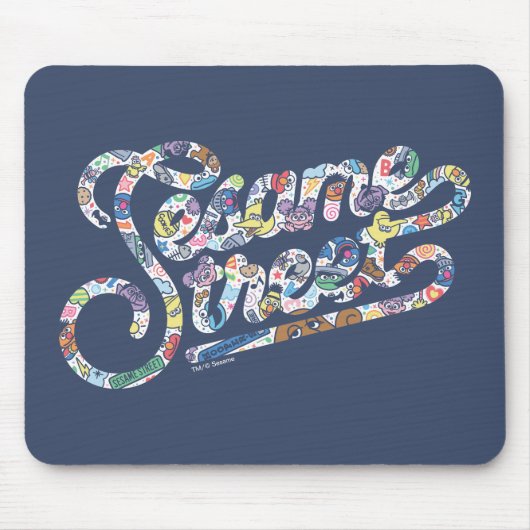 Sesam | Doodle Logo Muismat (Voorkant)