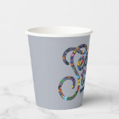 Sesam | Doodle Logo Papieren Bekers (Voorkant)