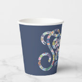 Sesam | Doodle Logo Papieren Bekers (Voorkant)