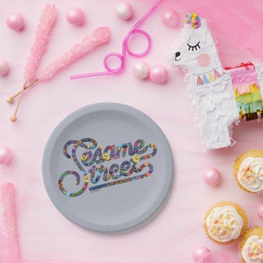 Sesam | Doodle Logo Papieren Bordje (Feest)