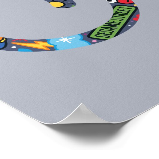 Sesam | Doodle Logo Poster (Hoek)