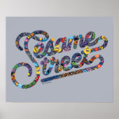 Sesam | Doodle Logo Poster (Voorkant)