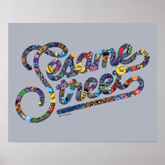 Sesam | Doodle Logo Poster (Voorkant)