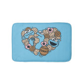 Sesam | Koekjesmonster Doodle Heart Badmat (Voorkant)