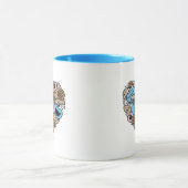 Sesam | Koekjesmonster Doodle Heart Mok (Midden)