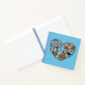 Sesam | Koekjesmonster Doodle Heart Notitieboek (Binnen)