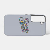 Sesam | Koekjesmonster Doodle Heart Samsung Galaxy Hoesje (Achterkant horizontaal)