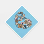 Sesam | Koekjesmonster Doodle Heart Servet (Hoek)