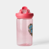 Sesam | Koekjesmonster Doodle Heart Waterfles (Voorkant)