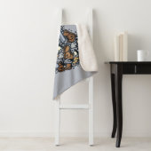 Sesam | Oscar de Grouch Doodle Heart Sherpa Deken (In situ)