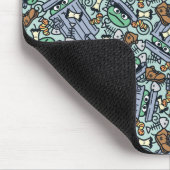 Sesam | Oscar het Grouch Patroon Muismat (Hoek)