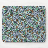 Sesam | Oscar het Grouch Patroon Muismat (Voorkant)