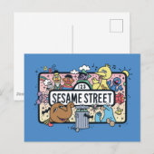 Sesam | Sesame Pals Doodle Sign Briefkaart (Voorkant / Achterkant)