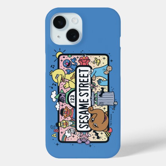 Sesam | Sesame Pals Doodle Sign Case-Mate iPhone Case (Achterkant)
